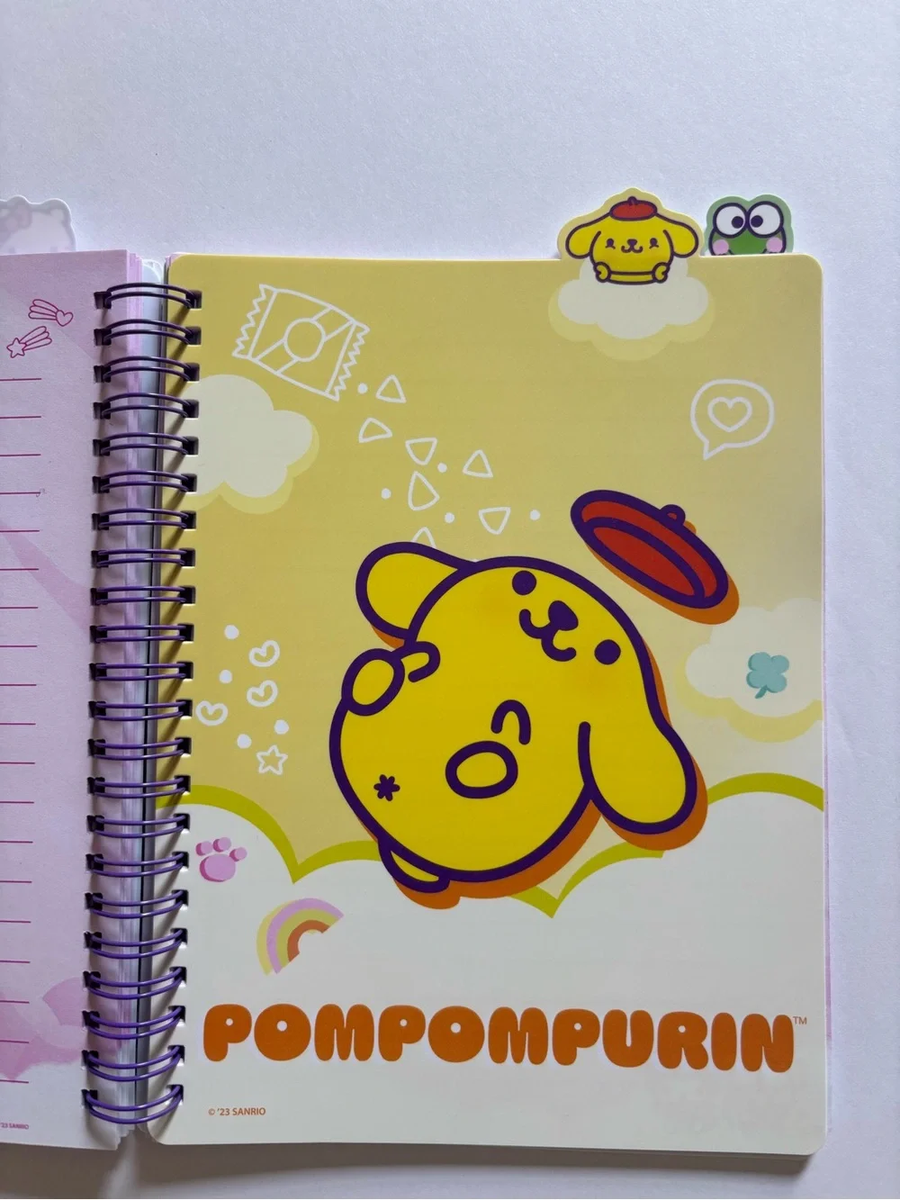 Hello Kitty Pastel Blue & Pink Character Spiral Notebook